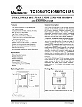 DataSheet TC1054-3.6 pdf